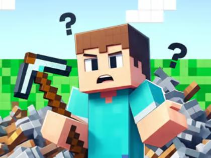 Oyunu Çocuk Testi: Minecraft NOOB'dan PRO'ya  çevrimiçi