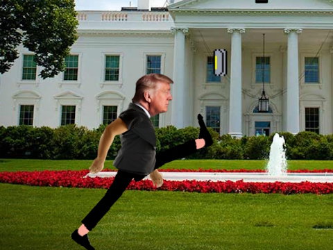 Oyunu Trump Wobble Yürüyüşü Mücadelesi  çevrimiçi