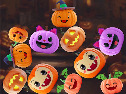 Oyunu Connect Pumpkins'i Birleştir: Cadılar Bayramı!  çevrimiçi