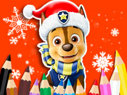 Oyunu Boyama Kitabı: PAW Patrol Noeli  çevrimiçi