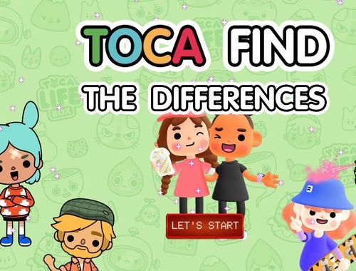 Oyunu Toca farklılıkları bul  çevrimiçi