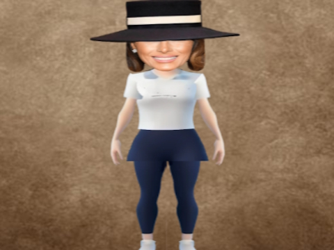 Oyunu Melania Hat Antistress oyunu  çevrimiçi