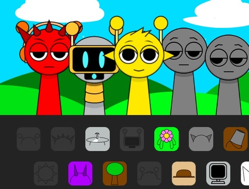Oyunu Sprunki Incredibox Korku  çevrimiçi