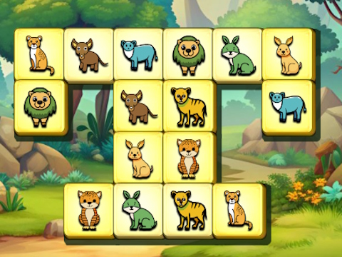 Oyunu Hayvan Krallığı Mahjong  çevrimiçi