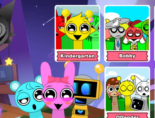 Oyunu Incredibox Party Dondurulmuş Sprunki Beat  çevrimiçi