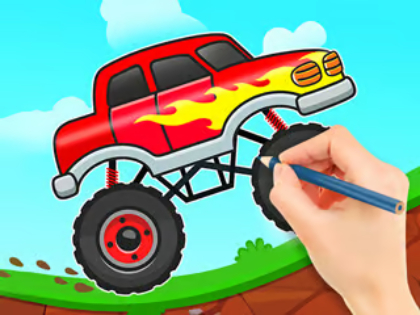 Oyunu Boyama Kitabı: Monster Truck  çevrimiçi
