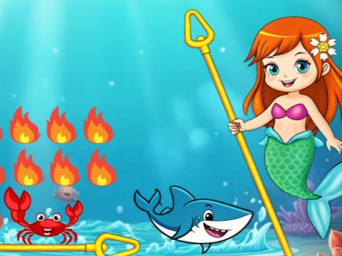 Oyunu Prenses vs Shark  çevrimiçi