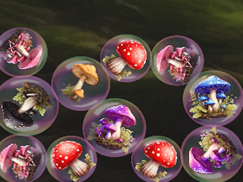 Oyunu Mergemushrooms: 2048! çevrimiçi