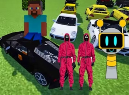 Oyunu Minecraft Squid Sprunki Drift Multiplayer çevrimiçi