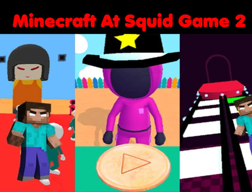 Oyunu Squid Game 2'de Minecraft  çevrimiçi