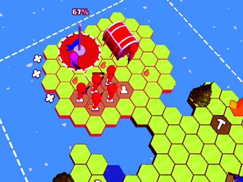 Oyunu Tile Hex World: Kırmızı Vs Mavi  çevrimiçi