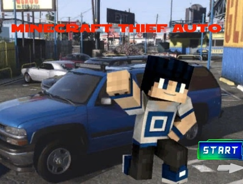 Oyunu Minecraft Hırsız Otomobil  çevrimiçi