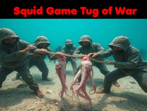 Oyunu Squid Game of War tug  çevrimiçi