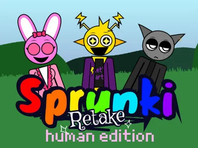Oyunu Sprunki Retake: İnsan Sürümü  çevrimiçi