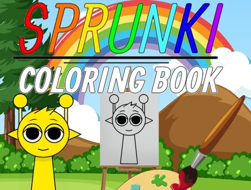 Oyunu Sprunki boyama kitabı  çevrimiçi