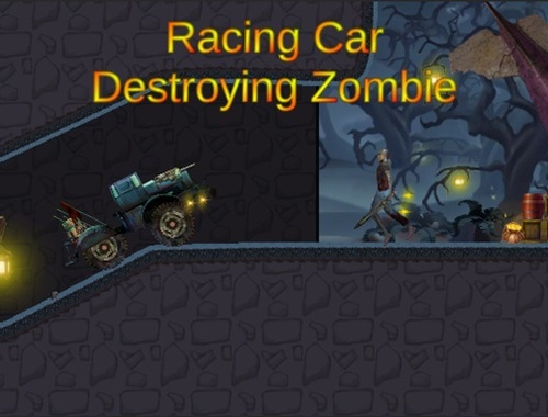 Oyunu Yarış arabası zombi yok etmek  çevrimiçi