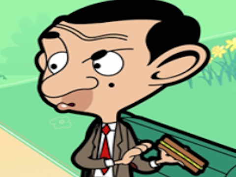 Oyunu Mr Bean Slicing Bulmaca  çevrimiçi