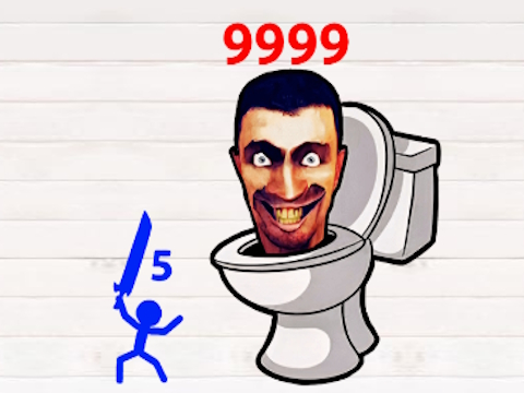 Oyunu Stickman Kahraman Skibidi Tower savunması  çevrimiçi