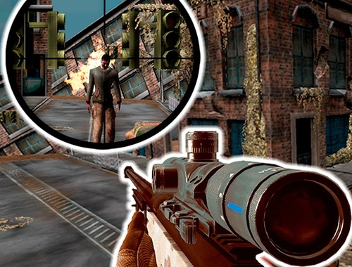 Oyunu Sniper 3D zombi  çevrimiçi