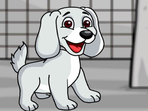 Oyunu Beyaz köpek yavrusu kafesten kurtar  çevrimiçi