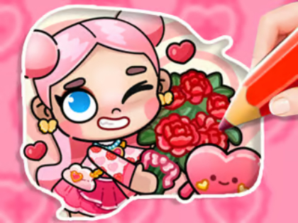 Oyunu Boyama Kitabı: Avatar Valentine's  çevrimiçi
