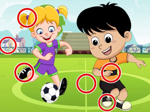 Oyunu Futbol farklılıkları  çevrimiçi