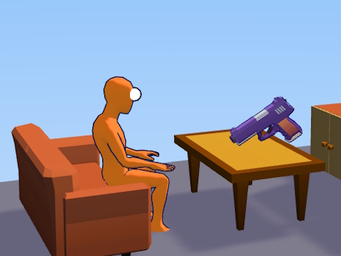 Oyunu Ragdoll Gun Shooter: Cannon Spinner Oyun Alanı  çevrimiçi