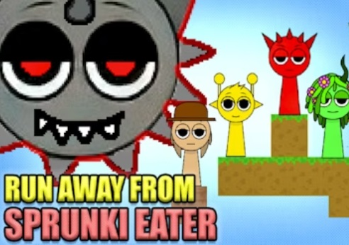 Oyunu Sprunki Eater'dan kaçın  çevrimiçi