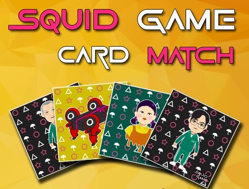 Oyunu Squid Game Hafıza Kartı Maçı  çevrimiçi