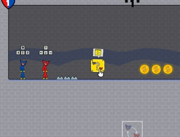Oyunu Stickman Huggy Party Duo  çevrimiçi