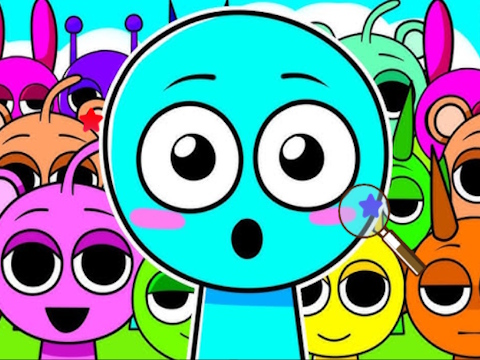 Oyunu Sprunki Gizli Stars Challenge  çevrimiçi
