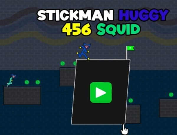 Oyunu Stickman Huggy 456 Kalamar  çevrimiçi