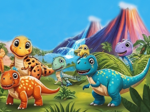 Oyunu Bebek Dino Planet  çevrimiçi