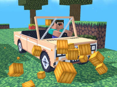Oyunu Noob: Obby bir arabada  çevrimiçi