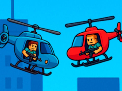Oyunu Helikopter Battle Steve 2 Oyuncu  çevrimiçi
