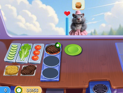 Oyunu Marmot Diner Dash  çevrimiçi