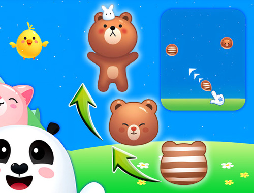 Oyunu Hayvan Birleşmesi: Bubble Shooter  çevrimiçi