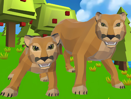 Oyunu Cougar Simulator: Büyük Kediler  çevrimiçi