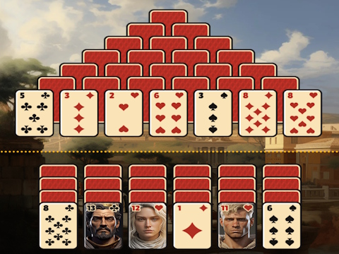 Oyunu Piramit solitaire antik Roma  çevrimiçi