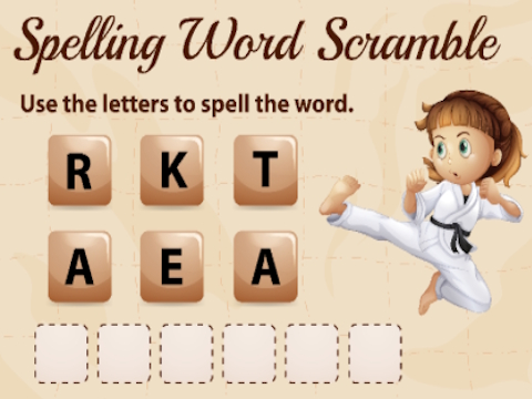 Oyunu Yazım Kelimi Scramble  çevrimiçi