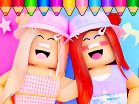 Oyunu Boyama Kitabı: Roblox Bestie  çevrimiçi