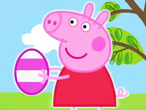 Oyunu Yapboz Bulmaca: Peppa Pig Paskalya Yumurtaları  çevrimiçi