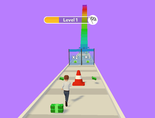 Oyunu Para yığını Run 3D  çevrimiçi