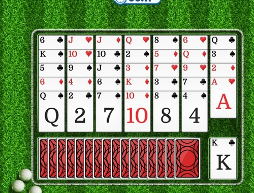 Oyunu Golf solitaire  çevrimiçi