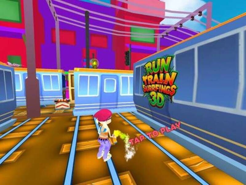 Oyunu Tren Surf Run 3D çevrimiçi