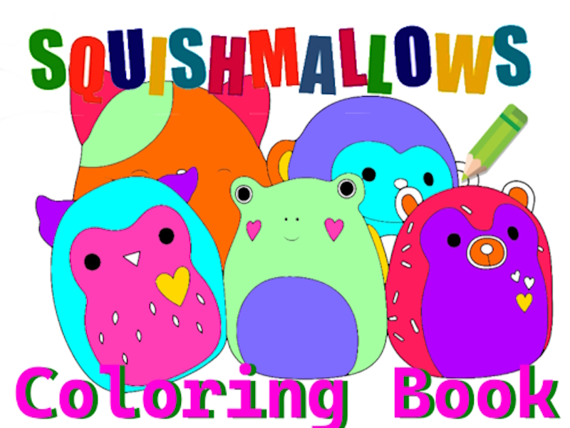 Oyunu Squishmallow boyama kitabı çevrimiçi
