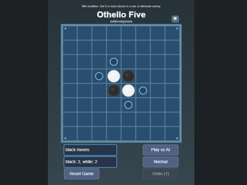 Oyunu Othello Beş çevrimiçi