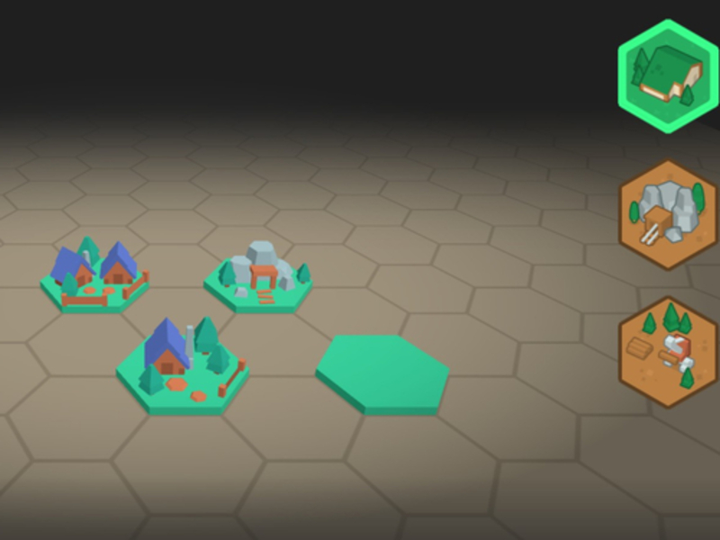 Oyunu 3D Fayans Tabanlı Şehir Builder çevrimiçi