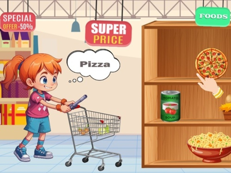 Oyunu Bebek süpermarket çevrimiçi