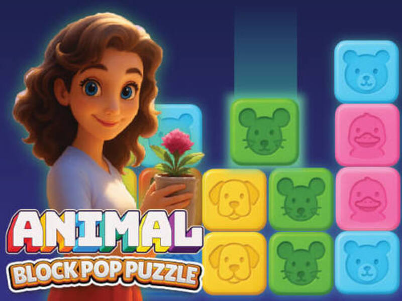 Oyunu Hayvan bloğu pop bulmaca çevrimiçi